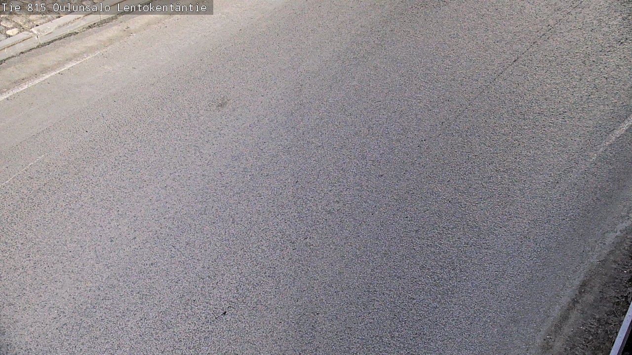 Weather Camera Image Väg 816 Uleåsalo, Lentokentäntie, Oulu, Pohjois-Pohjanmaa