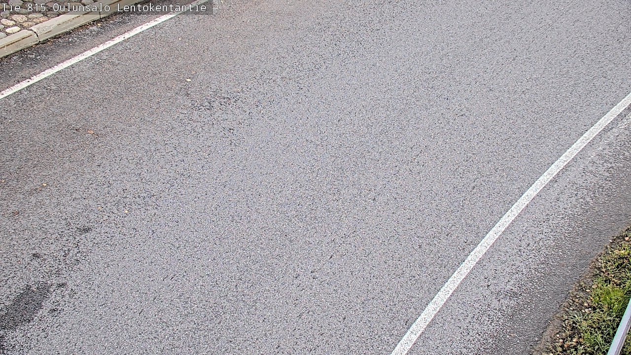 Weather Camera Image Väg 816 Uleåsalo, Lentokentäntie, Oulu, Pohjois-Pohjanmaa