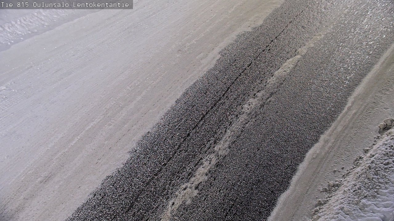 Weather Camera Image Road 816 Oulunsalo, Lentokentäntie, Oulu, Pohjois-Pohjanmaa