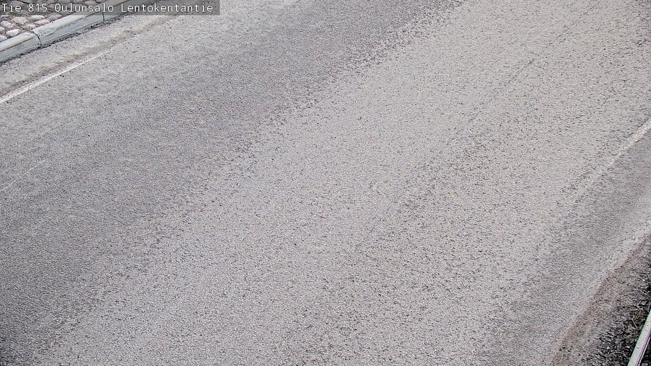 Weather Camera Image Väg 816 Uleåsalo, Lentokentäntie, Oulu, Pohjois-Pohjanmaa
