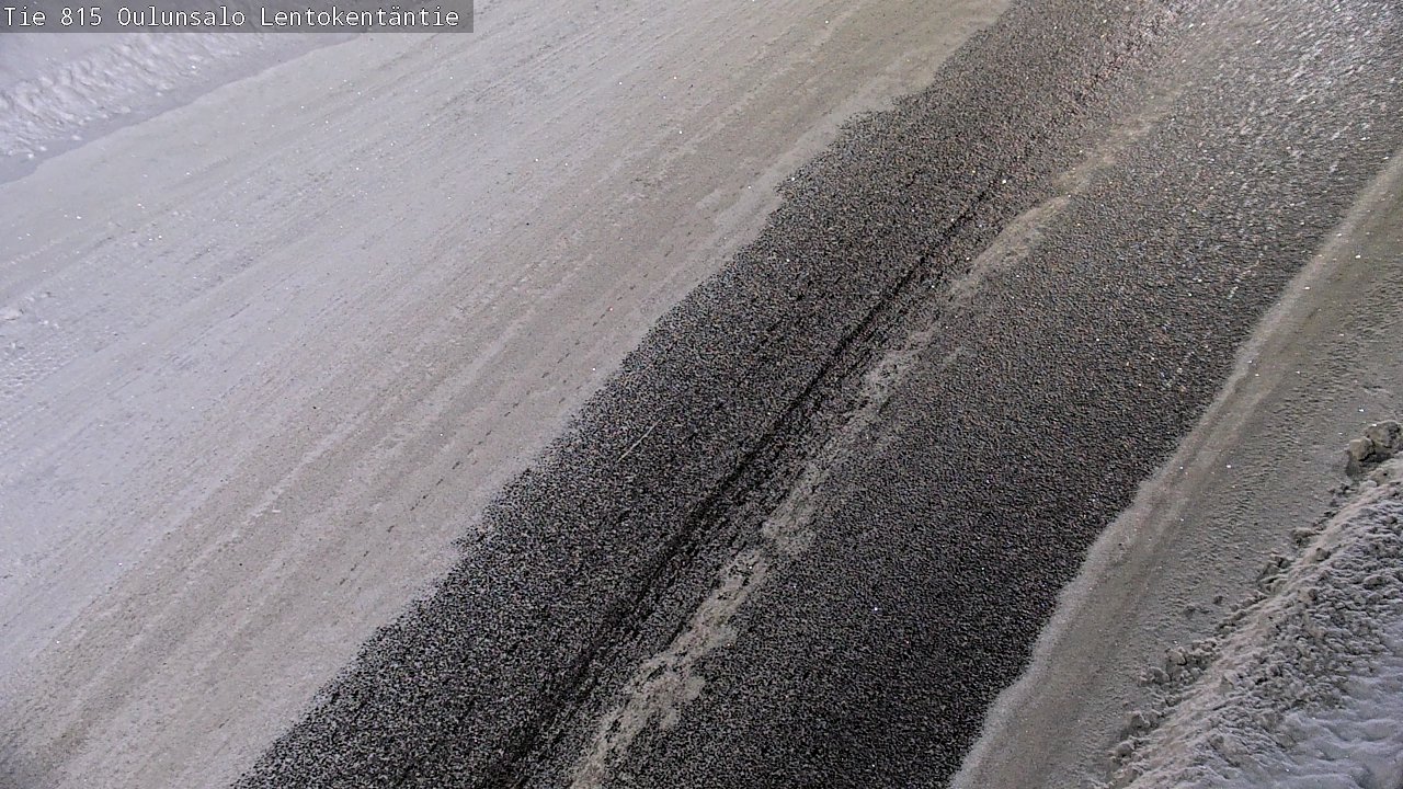 Weather Camera Image Road 816 Oulunsalo, Lentokentäntie, Oulu, Pohjois-Pohjanmaa