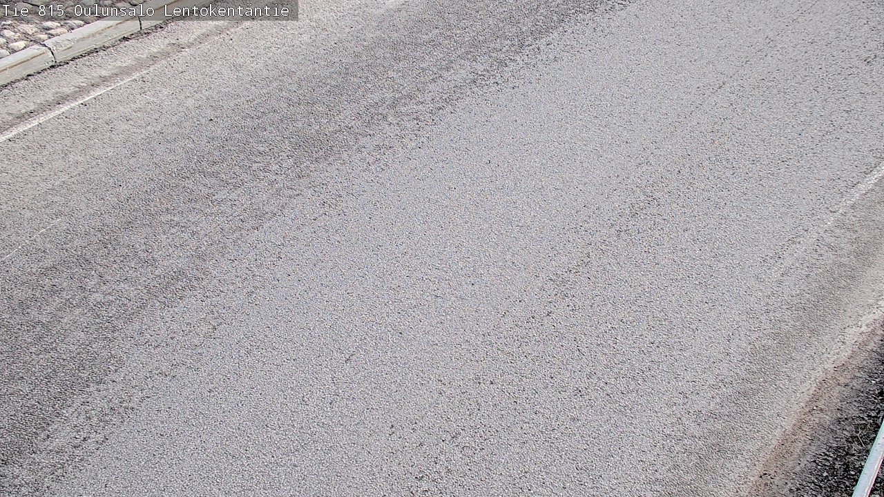 Weather Camera Image Väg 816 Uleåsalo, Lentokentäntie, Oulu, Pohjois-Pohjanmaa