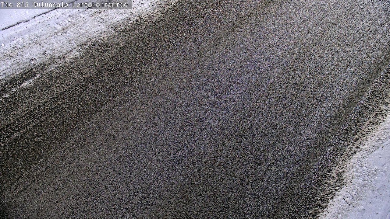 Weather Camera Image Väg 816 Uleåsalo, Lentokentäntie, Oulu, Pohjois-Pohjanmaa