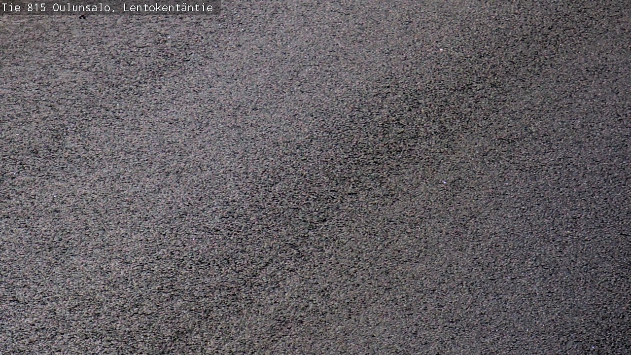 Weather Camera Image Väg 816 Uleåsalo, Lentokentäntie, Oulu, Pohjois-Pohjanmaa