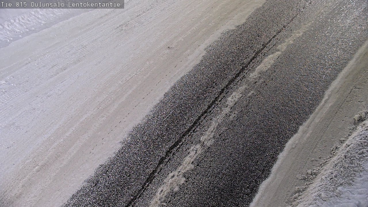 Weather Camera Image Road 816 Oulunsalo, Lentokentäntie, Oulu, Pohjois-Pohjanmaa