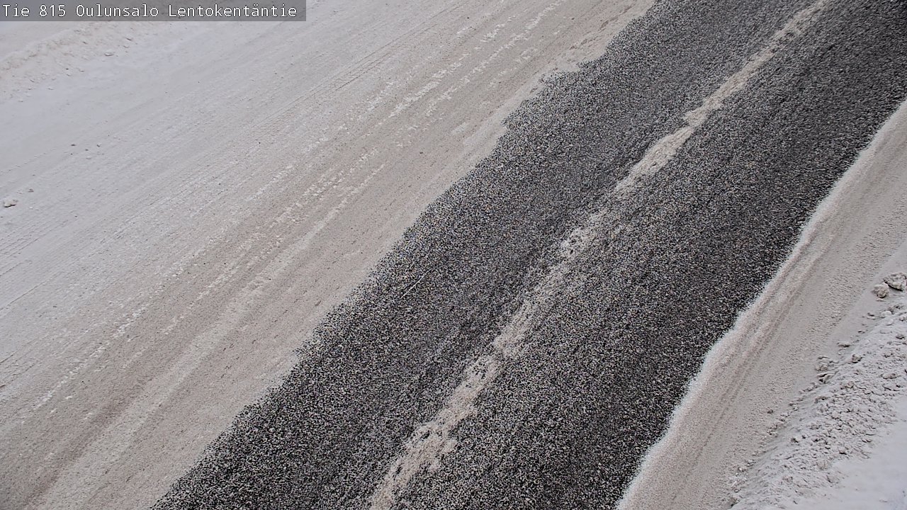 Weather Camera Image Road 816 Oulunsalo, Lentokentäntie, Oulu, Pohjois-Pohjanmaa