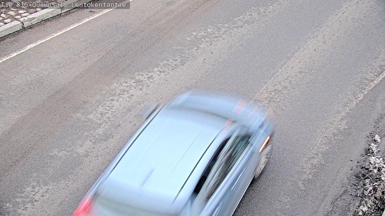 Weather Camera Image Väg 816 Uleåsalo, Lentokentäntie, Oulu, Pohjois-Pohjanmaa