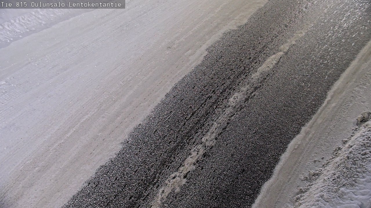 Weather Camera Image Road 816 Oulunsalo, Lentokentäntie, Oulu, Pohjois-Pohjanmaa
