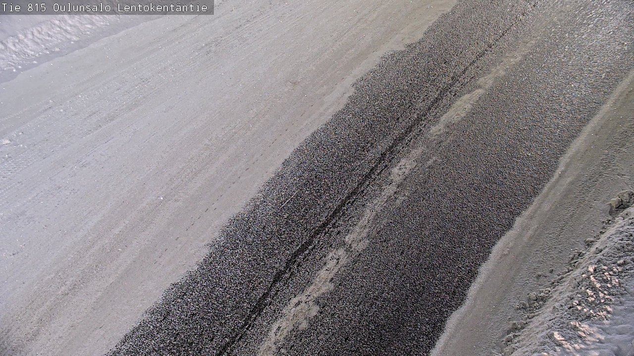 Weather Camera Image Road 816 Oulunsalo, Lentokentäntie, Oulu, Pohjois-Pohjanmaa