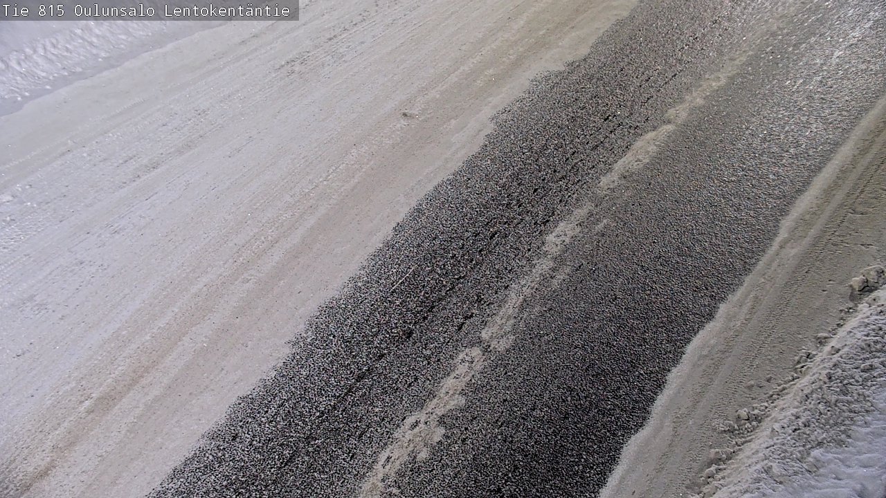 Weather Camera Image Road 816 Oulunsalo, Lentokentäntie, Oulu, Pohjois-Pohjanmaa