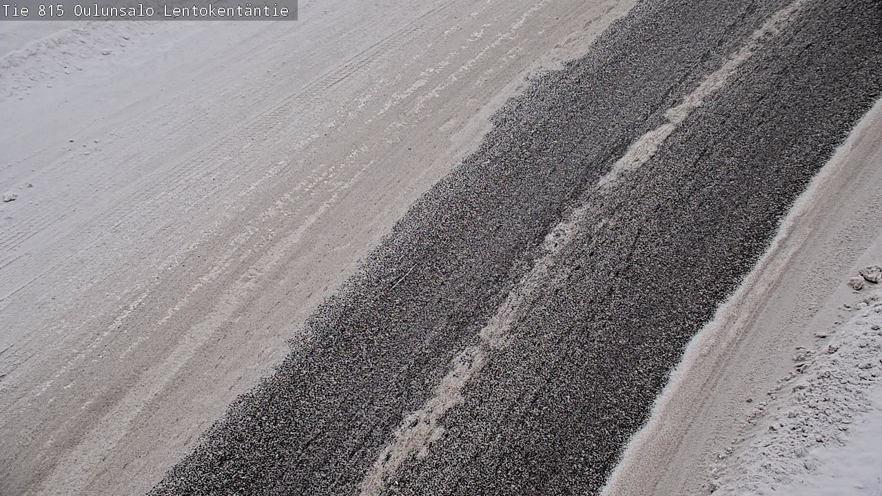 Weather Camera Image Road 816 Oulunsalo, Lentokentäntie, Oulu, Pohjois-Pohjanmaa