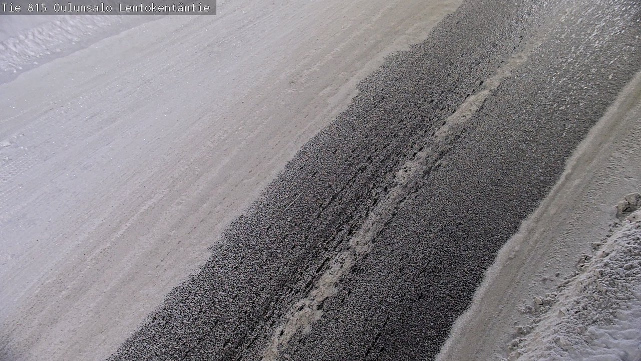 Weather Camera Image Road 816 Oulunsalo, Lentokentäntie, Oulu, Pohjois-Pohjanmaa