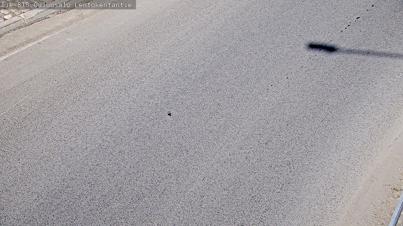 Weather Camera Image Väg 816 Uleåsalo, Lentokentäntie, Oulu, Pohjois-Pohjanmaa