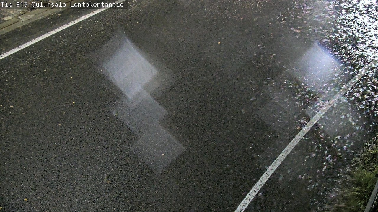 Weather Camera Image Väg 816 Uleåsalo, Lentokentäntie, Oulu, Pohjois-Pohjanmaa