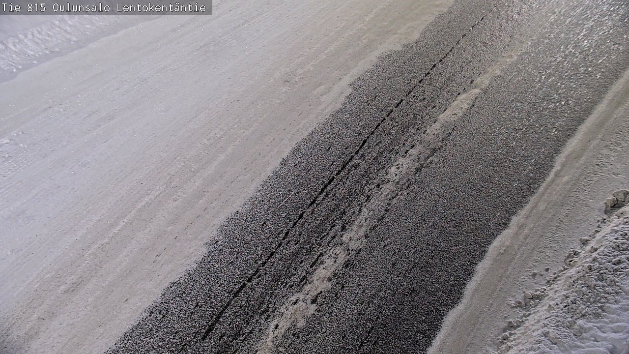 Weather Camera Image Road 816 Oulunsalo, Lentokentäntie, Oulu, Pohjois-Pohjanmaa