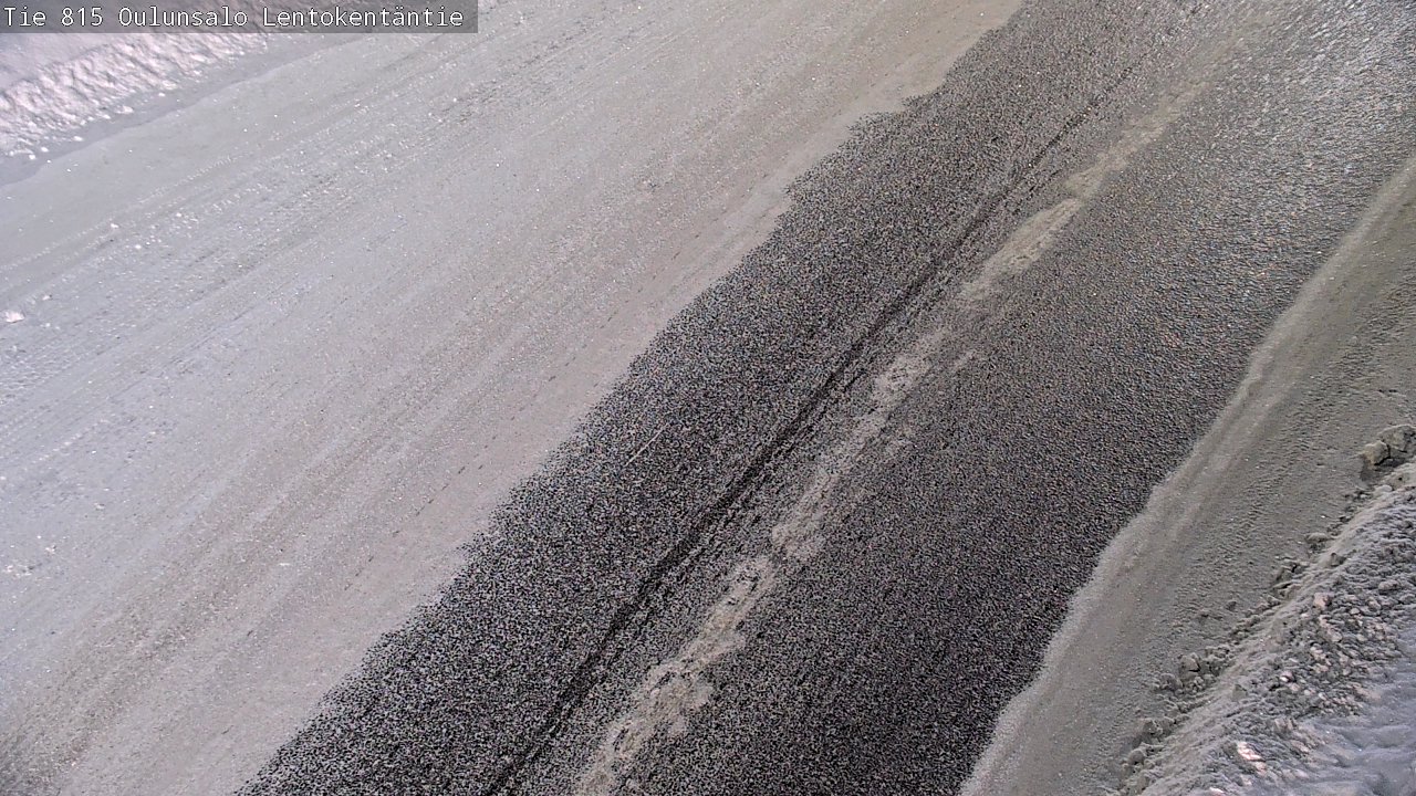 Weather Camera Image Road 816 Oulunsalo, Lentokentäntie, Oulu, Pohjois-Pohjanmaa