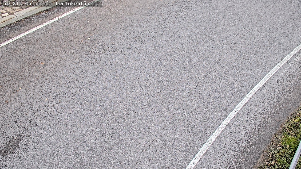 Weather Camera Image Väg 816 Uleåsalo, Lentokentäntie, Oulu, Pohjois-Pohjanmaa