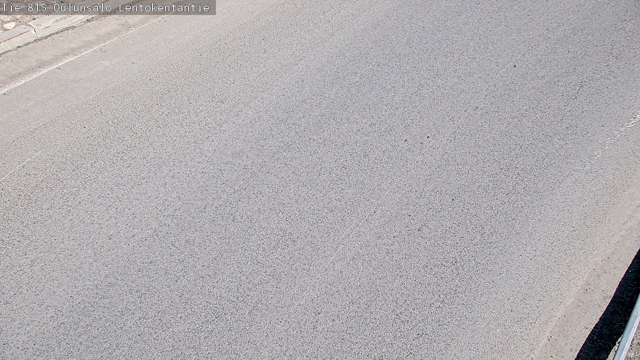 Weather Camera Image Väg 816 Uleåsalo, Lentokentäntie, Oulu, Pohjois-Pohjanmaa
