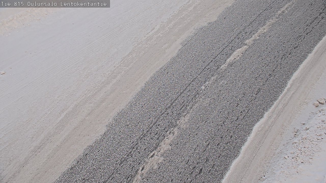 Weather Camera Image Road 816 Oulunsalo, Lentokentäntie, Oulu, Pohjois-Pohjanmaa