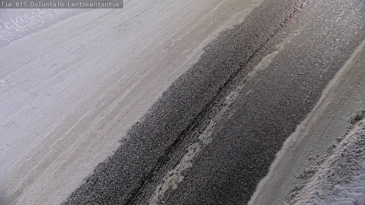 Weather Camera Image Road 816 Oulunsalo, Lentokentäntie, Oulu, Pohjois-Pohjanmaa