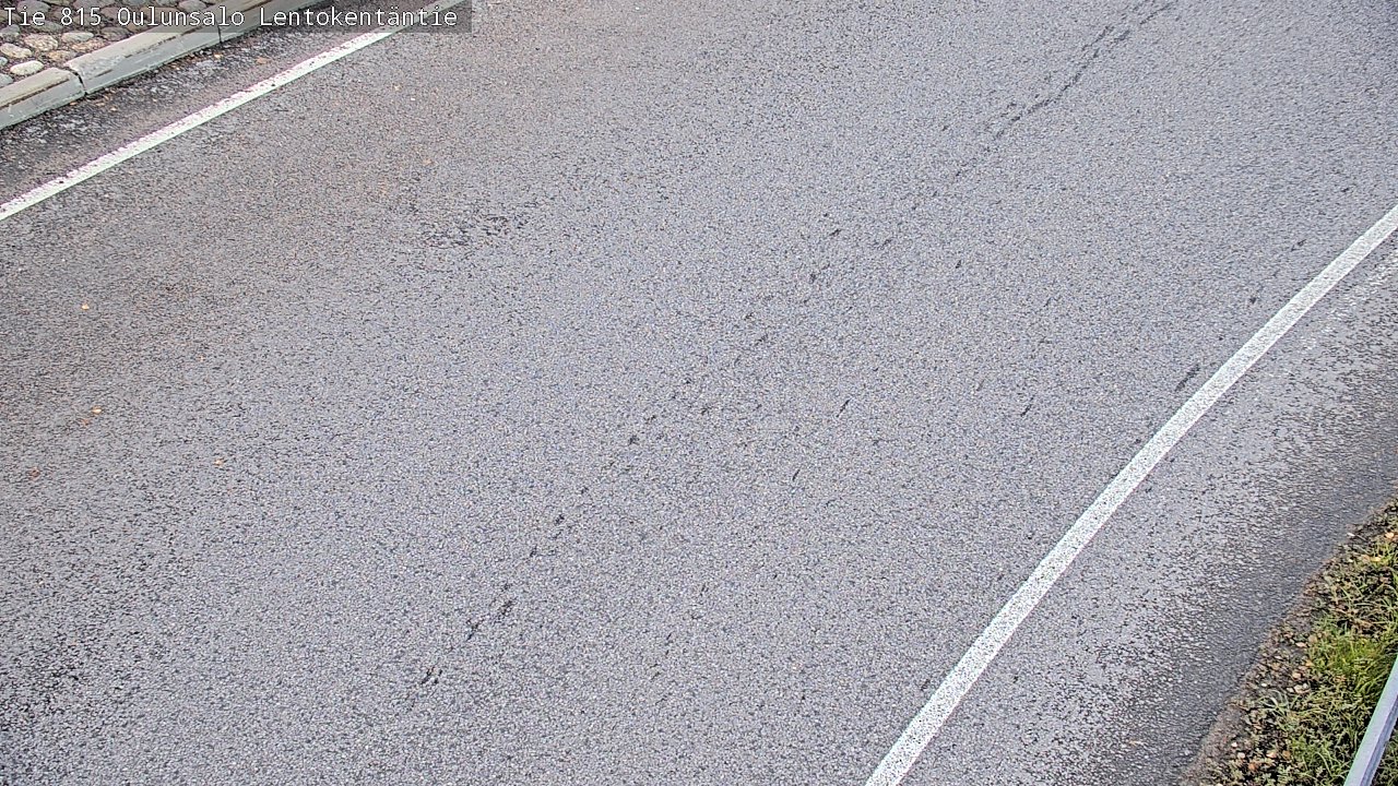 Weather Camera Image Väg 816 Uleåsalo, Lentokentäntie, Oulu, Pohjois-Pohjanmaa