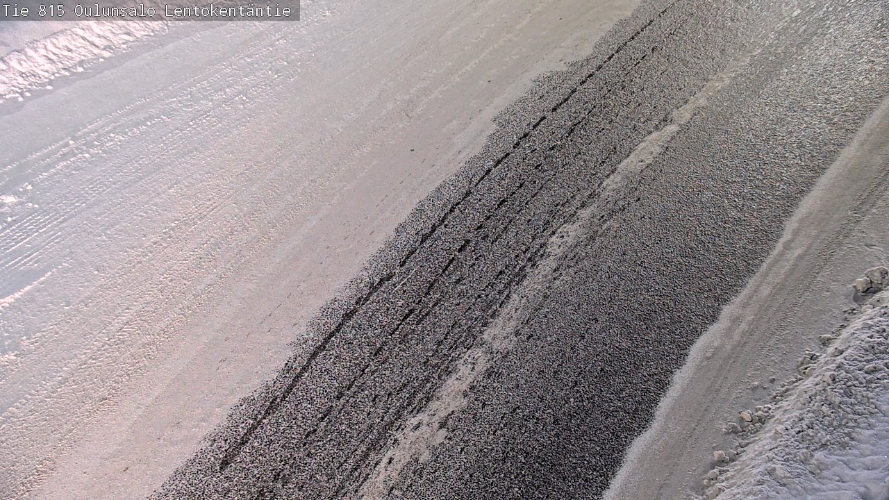 Weather Camera Image Road 816 Oulunsalo, Lentokentäntie, Oulu, Pohjois-Pohjanmaa