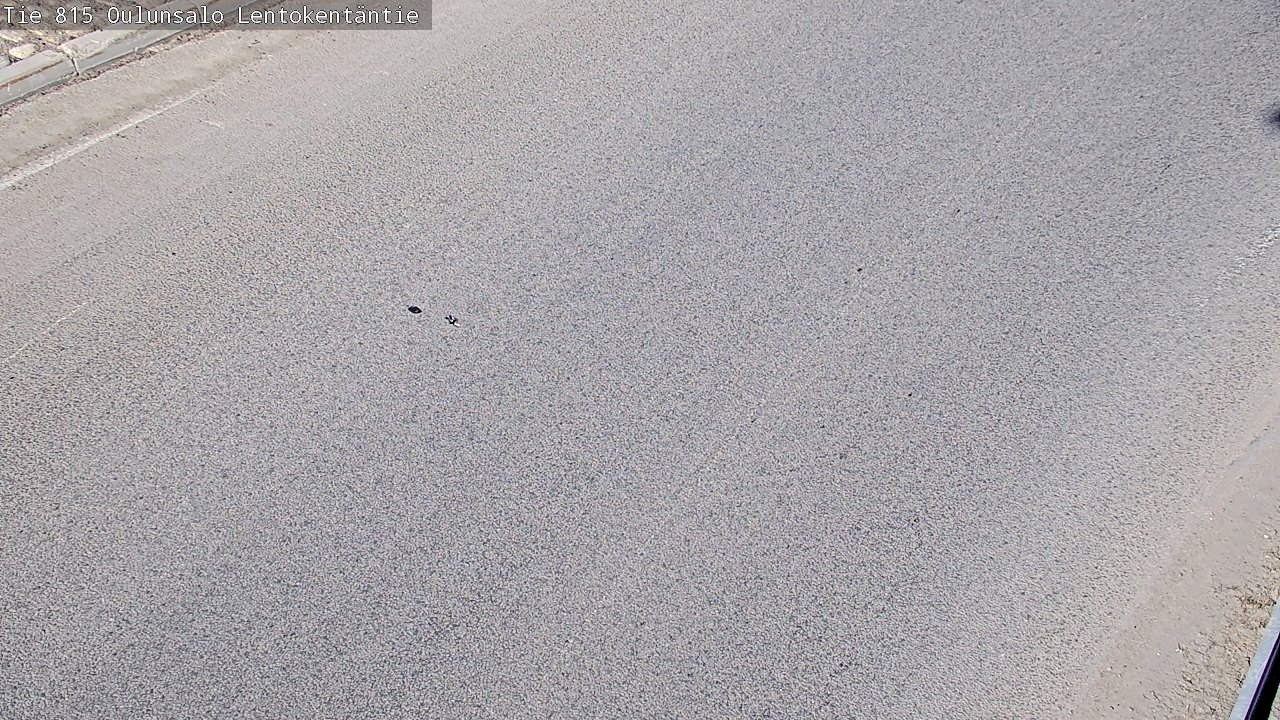 Weather Camera Image Väg 816 Uleåsalo, Lentokentäntie, Oulu, Pohjois-Pohjanmaa