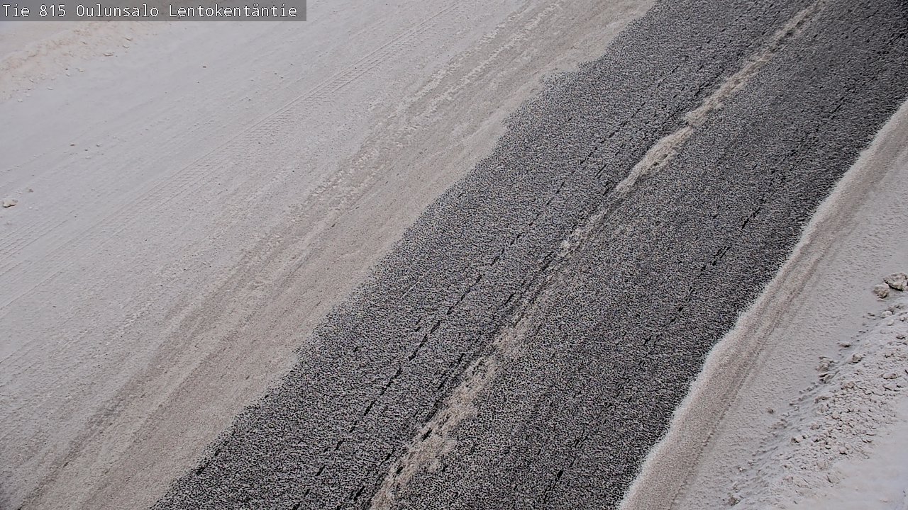 Weather Camera Image Road 816 Oulunsalo, Lentokentäntie, Oulu, Pohjois-Pohjanmaa