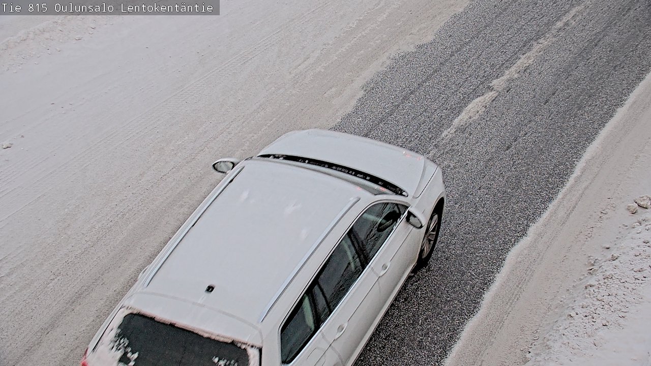 Weather Camera Image Road 816 Oulunsalo, Lentokentäntie, Oulu, Pohjois-Pohjanmaa