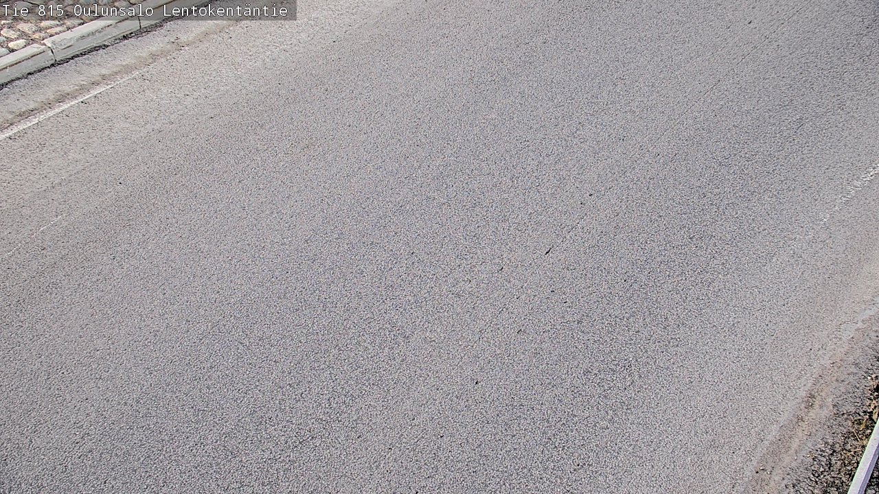 Weather Camera Image Väg 816 Uleåsalo, Lentokentäntie, Oulu, Pohjois-Pohjanmaa