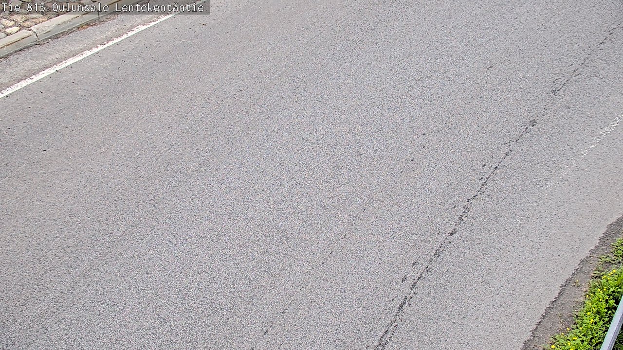 Weather Camera Image Väg 816 Uleåsalo, Lentokentäntie, Oulu, Pohjois-Pohjanmaa