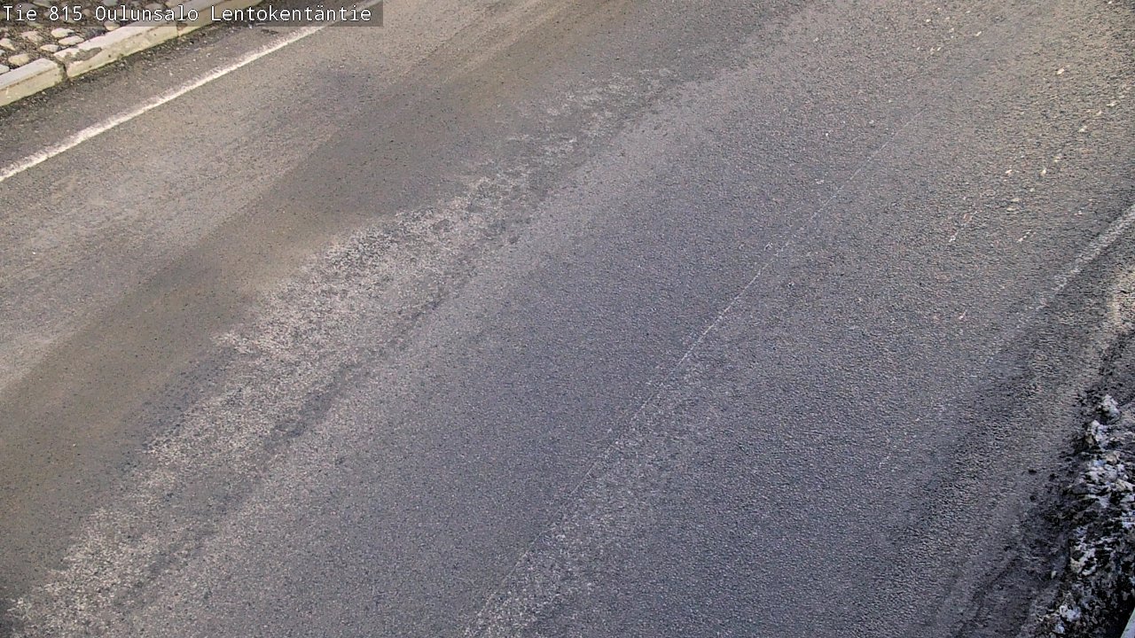 Weather Camera Image Road 816 Oulunsalo, Lentokentäntie, Oulu, Pohjois-Pohjanmaa