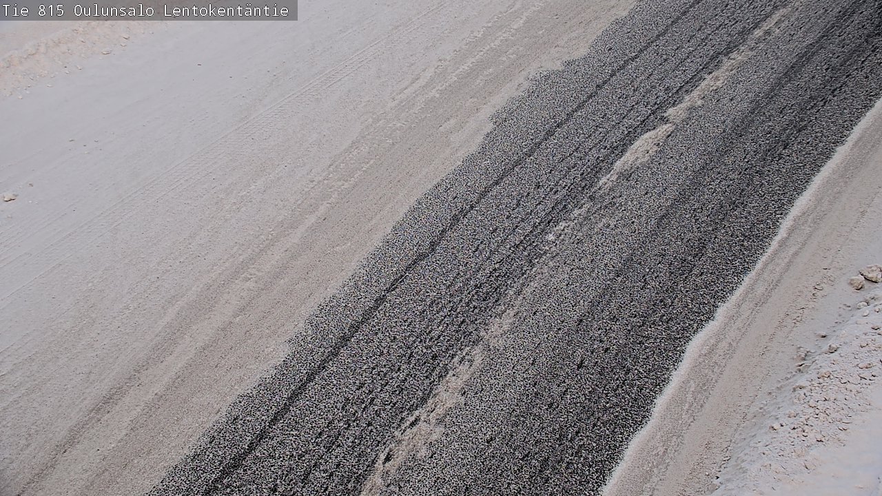 Weather Camera Image Road 816 Oulunsalo, Lentokentäntie, Oulu, Pohjois-Pohjanmaa
