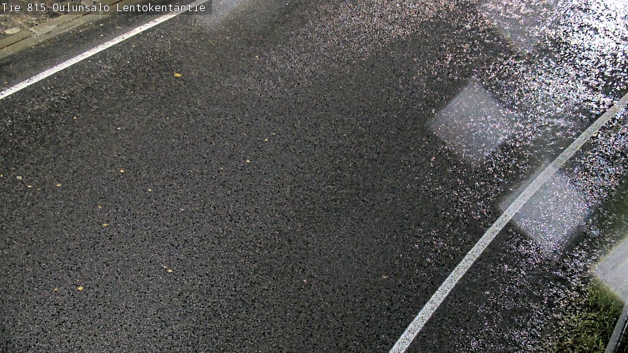Weather Camera Image Väg 816 Uleåsalo, Lentokentäntie, Oulu, Pohjois-Pohjanmaa