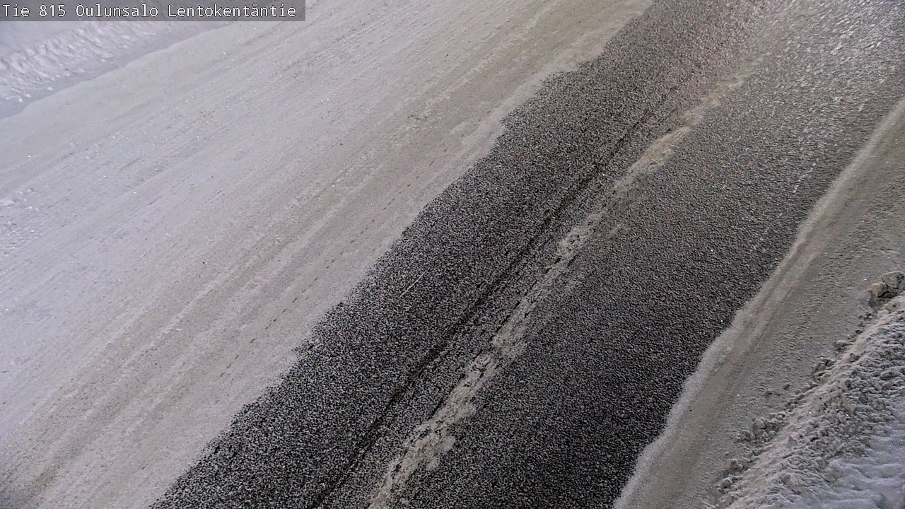 Weather Camera Image Road 816 Oulunsalo, Lentokentäntie, Oulu, Pohjois-Pohjanmaa
