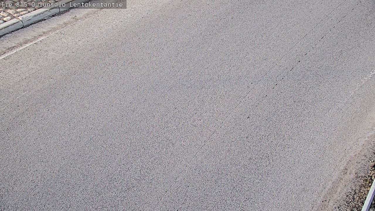Weather Camera Image Väg 816 Uleåsalo, Lentokentäntie, Oulu, Pohjois-Pohjanmaa