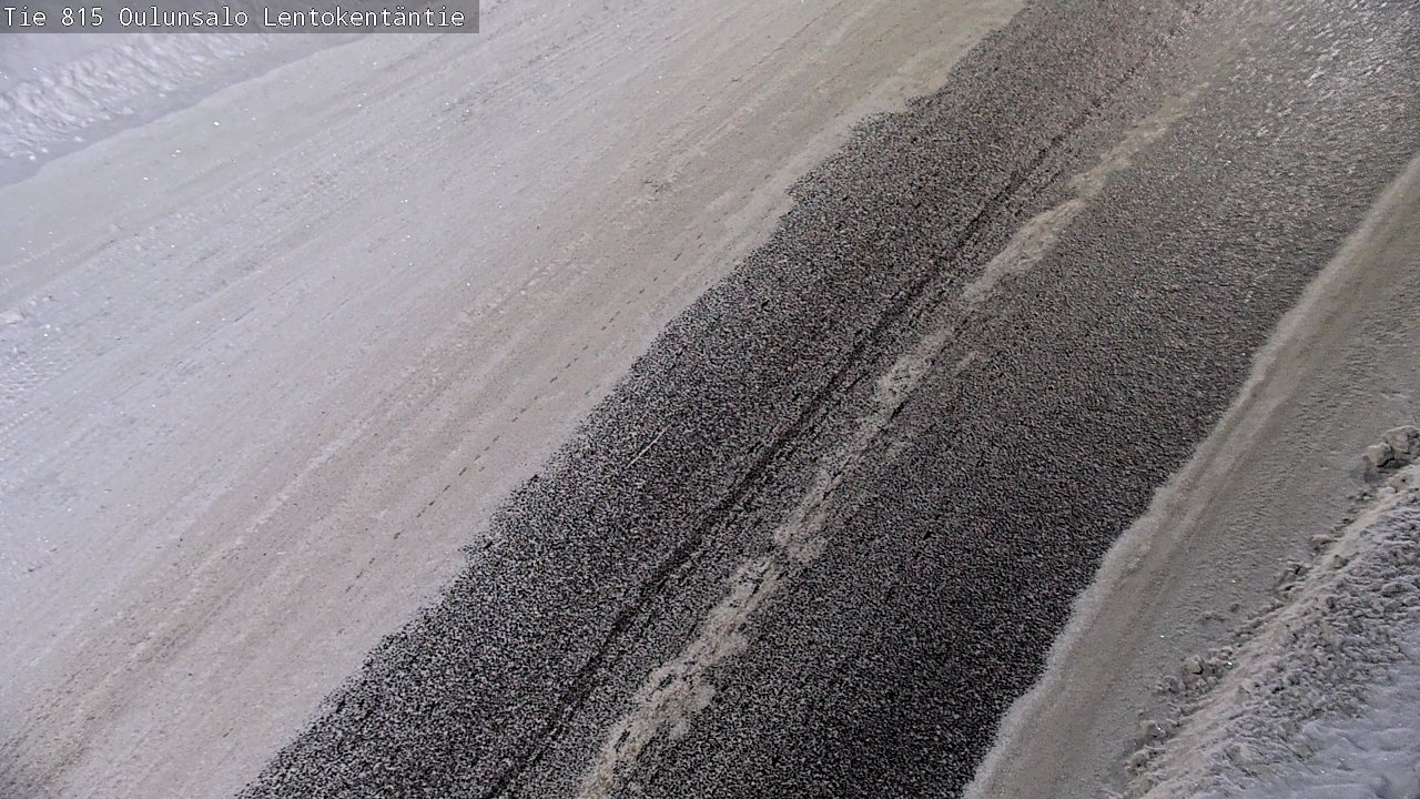 Weather Camera Image Road 816 Oulunsalo, Lentokentäntie, Oulu, Pohjois-Pohjanmaa