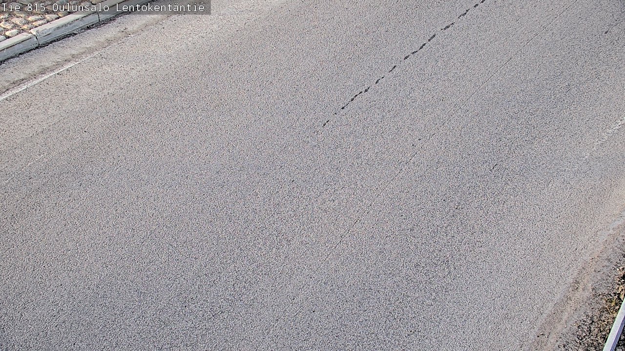 Weather Camera Image Väg 816 Uleåsalo, Lentokentäntie, Oulu, Pohjois-Pohjanmaa
