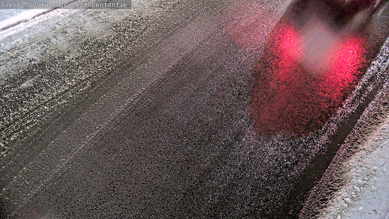Weather Camera Image Väg 816 Uleåsalo, Lentokentäntie, Oulu, Pohjois-Pohjanmaa