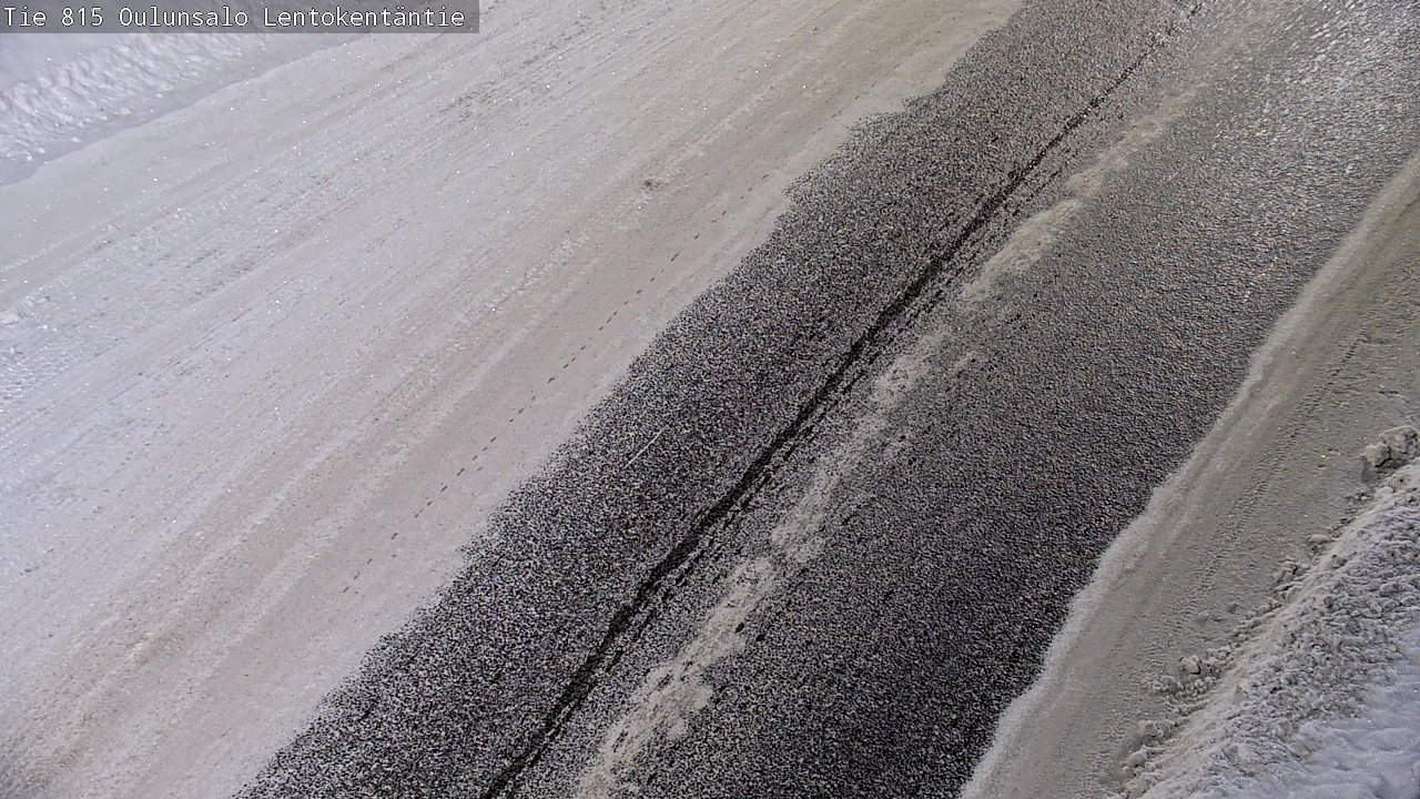 Weather Camera Image Road 816 Oulunsalo, Lentokentäntie, Oulu, Pohjois-Pohjanmaa