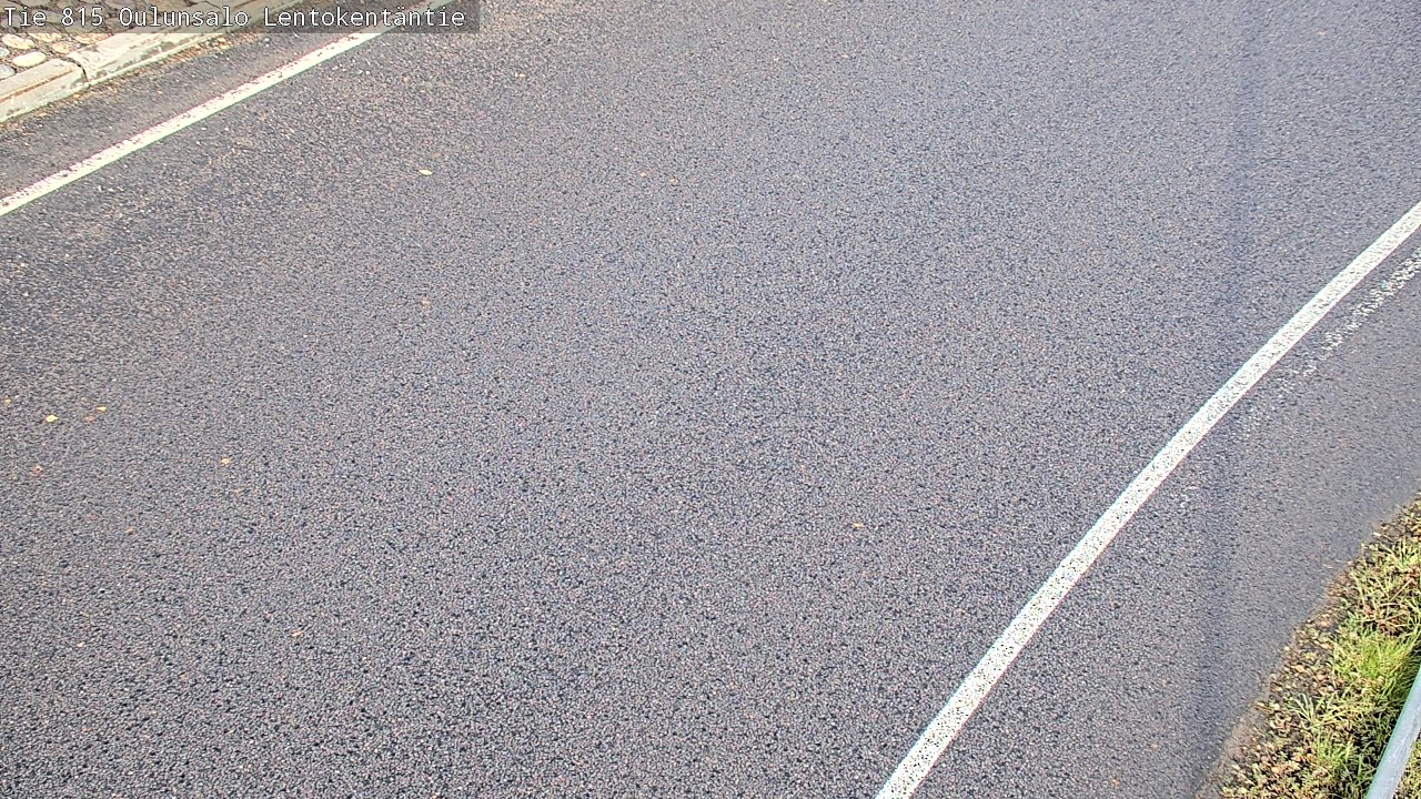Weather Camera Image Väg 816 Uleåsalo, Lentokentäntie, Oulu, Pohjois-Pohjanmaa