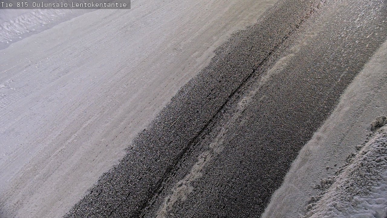 Weather Camera Image Road 816 Oulunsalo, Lentokentäntie, Oulu, Pohjois-Pohjanmaa