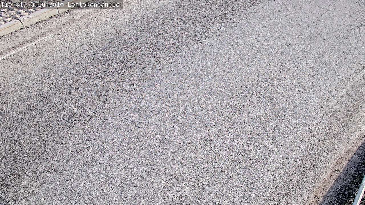 Weather Camera Image Väg 816 Uleåsalo, Lentokentäntie, Oulu, Pohjois-Pohjanmaa