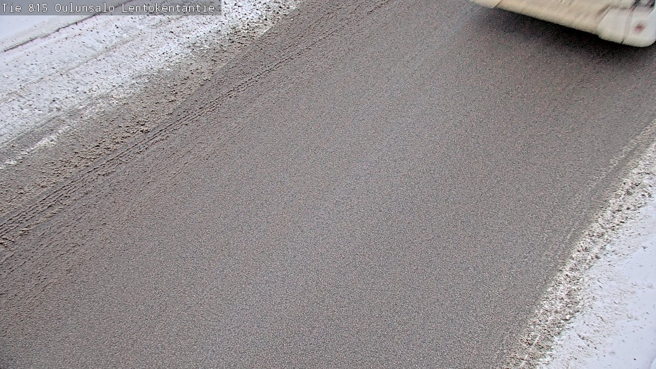 Weather Camera Image Väg 816 Uleåsalo, Lentokentäntie, Oulu, Pohjois-Pohjanmaa