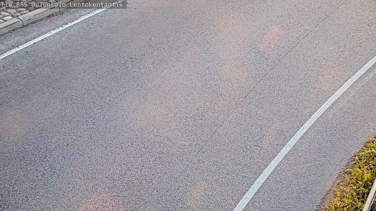 Weather Camera Image Road 816 Oulunsalo, Lentokentäntie, Oulu, Pohjois-Pohjanmaa