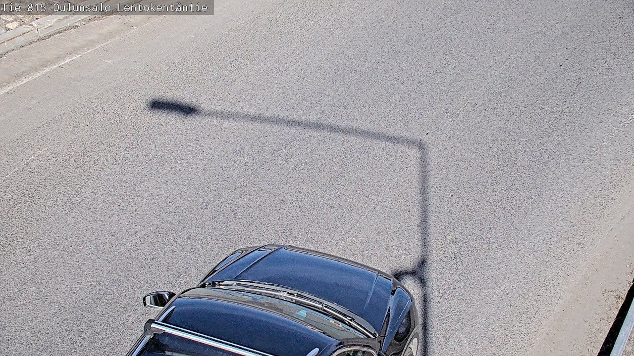 Weather Camera Image Väg 816 Uleåsalo, Lentokentäntie, Oulu, Pohjois-Pohjanmaa