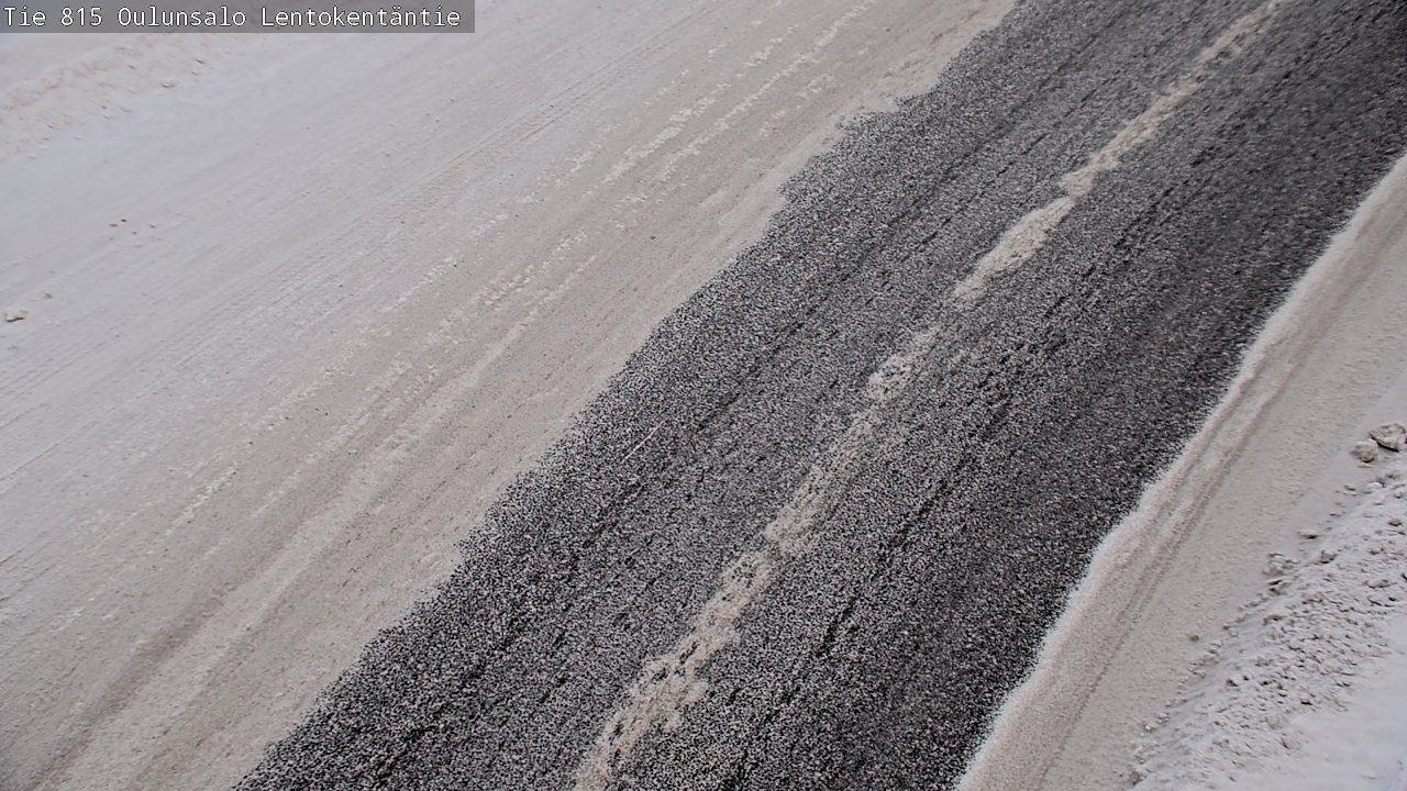 Weather Camera Image Road 816 Oulunsalo, Lentokentäntie, Oulu, Pohjois-Pohjanmaa