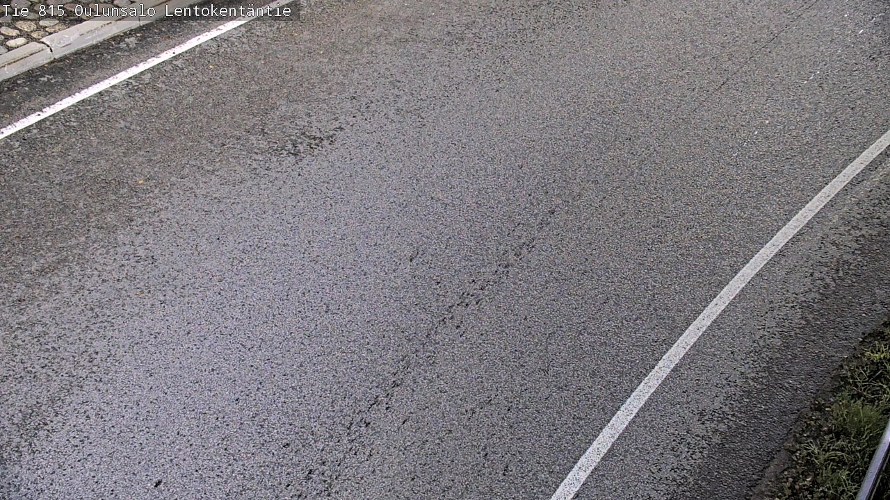 Weather Camera Image Väg 816 Uleåsalo, Lentokentäntie, Oulu, Pohjois-Pohjanmaa