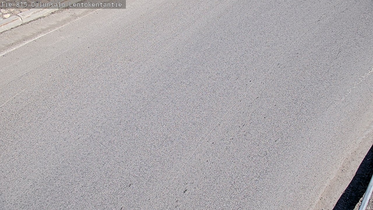 Weather Camera Image Väg 816 Uleåsalo, Lentokentäntie, Oulu, Pohjois-Pohjanmaa