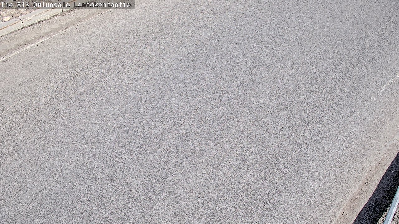 Weather Camera Image Väg 816 Uleåsalo, Lentokentäntie, Oulu, Pohjois-Pohjanmaa